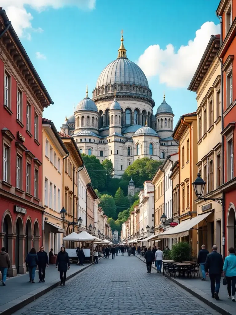 Famous historical monument in Eurasia