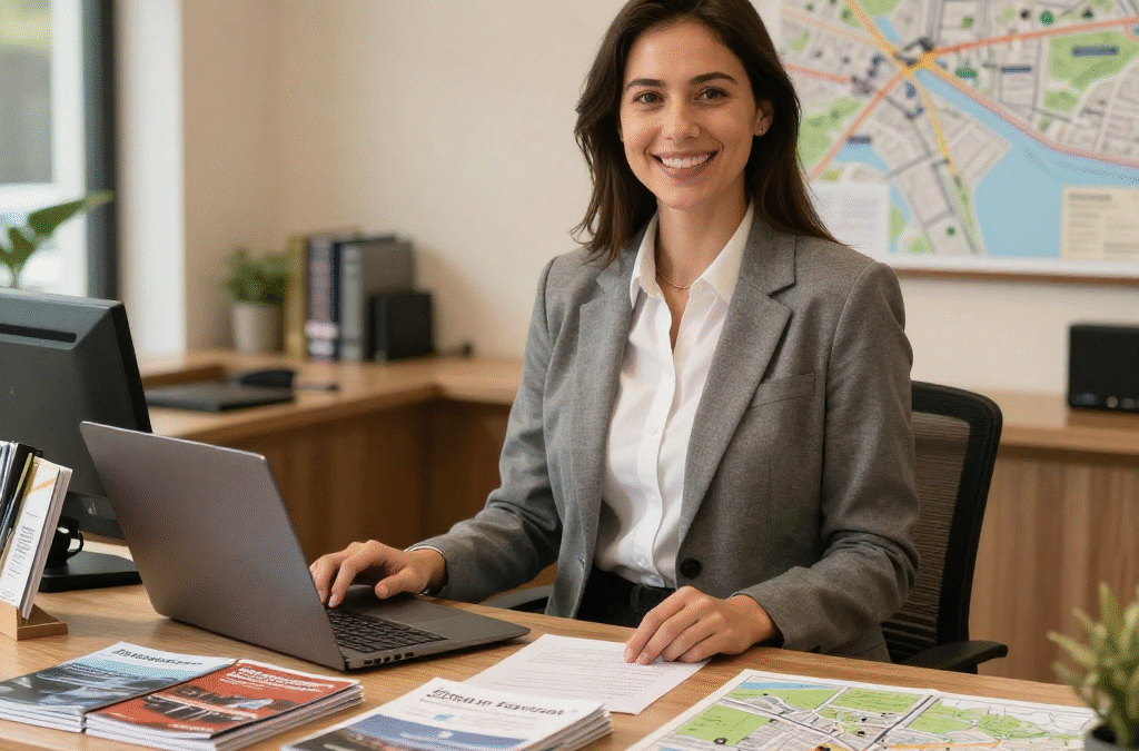 atl="About ICD :freepik__tour-services-desk-with-friendly-agent-brochures